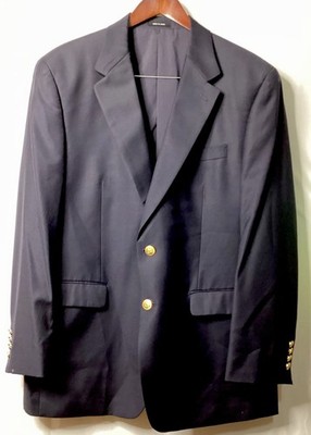 Vintage Lauren Ralph Lauren Mens Blazer Jacket Navy Size 44R
