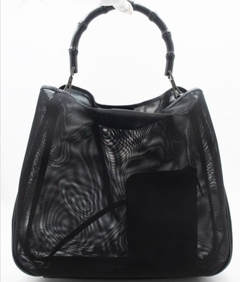 GUCCI GG LOGO HOBO TASCHE BAMBOO BAMBUS HOBO SCHULTERTASCHE SHOULDER BAG LUXUS