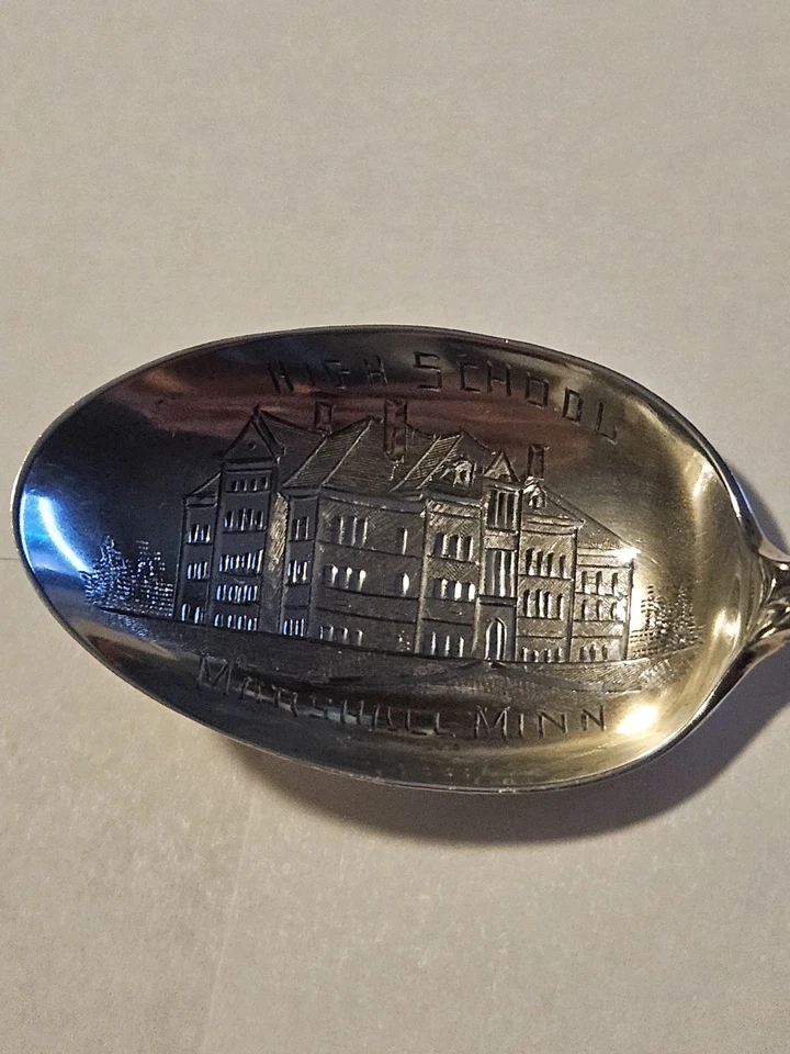 Cuchara de recuerdo Marshall Minn High School de Baker Manchester  Foto 3 de 4