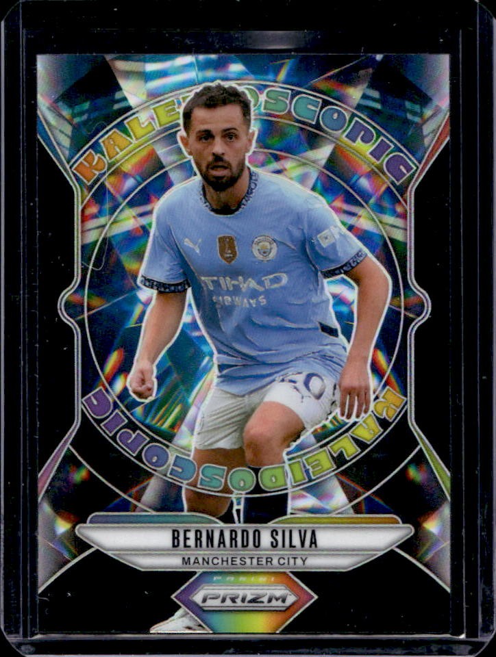 2024-25 Prizm Premier League Bernardo Silva Kaleidoscopic Black #1/1