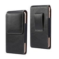 FüR Huawei Y9 (2018) Etui Vertikales Lederholster Mit GüRtelschlaufe