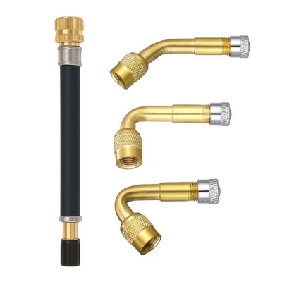 MANOVELLA Ventilverlängerung 45° 90° 135° Grad 140mm Gummi flexibel Auto Motorrad Schrader