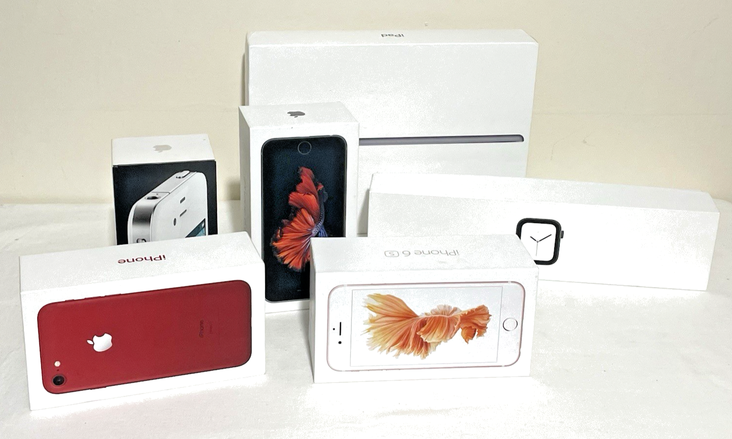 **iphone ,ipad,watch empty boxes  joblot