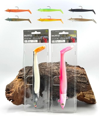 Balzer Valhall Rainer Korn Bullet Eel Schaufelschwanz 21cm 160g 8 Farben Sandaal
