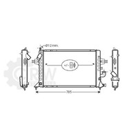 KüHler MotorküHlung FüR Opel Astra G Kasten 1.7 Dti 16V Bj.00-05