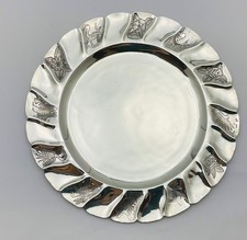 STERLING SILVER CHARGER MANUFACTURED BY MACIEL IN MEXICO 15.83 TROY OUNCES