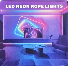 100Ft Led Neon Rope Lights,Control with App/Remote, Flexible Led Rope Lights