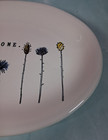 RAE DUNN Snack Dish Artisan Collection by Magenta "HOME" Floral Oval Plate — photo 5
