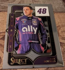 2025 Select NASCAR Alex Bowman Numbers