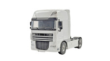CSE 1/50 SCALE DIECAST DAF XF 4X2 PLAIN WHITE TRACTOR UNIT UNBOXED