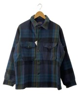 PENDLETON Wool Jacket 60s Check Green S Button Repair