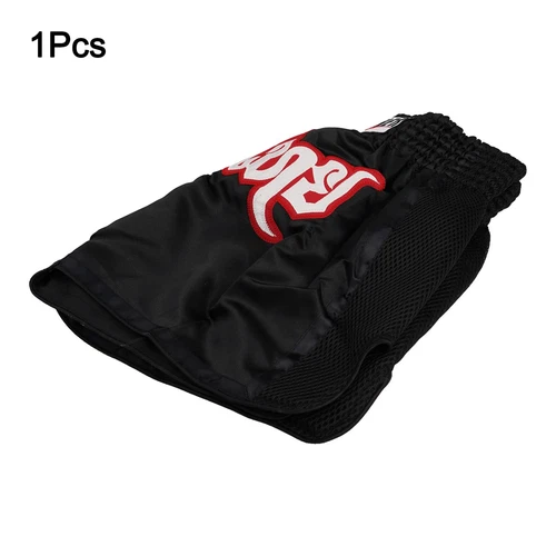 Pantalones cortos de entrenamiento MMA con ajuste seguro cintura elástica en varias tallas - Imagen 4 de 32