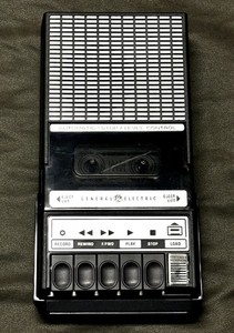 General Electric Cassette Voice Recorder Desktop Condenser Microphone