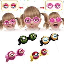 Kids Party Toy Pranks Party Eyewear Crazy Blink Funny Glasses Crazy Eyes PropsAE