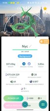 Pok mon Go - Rayquaza Background New York Non Shiny