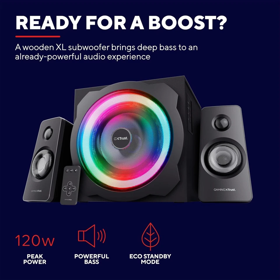 Trust GXT 629 Tytan 2.1 Altoparlanti Per PC - Immagine 2 di 4