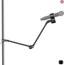 Microphone Stand Holder,21.5" Long Flexible Adjustable Magic Arm Super Crab