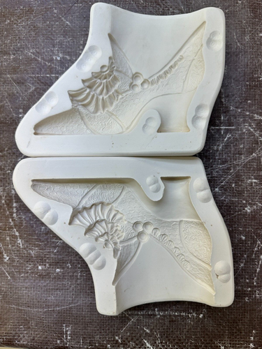 VINTAGE NOWELL'S CERAMIC MOLD #NM-2708 VICTORIAN SHOE LARGE - Picture 6 of 10