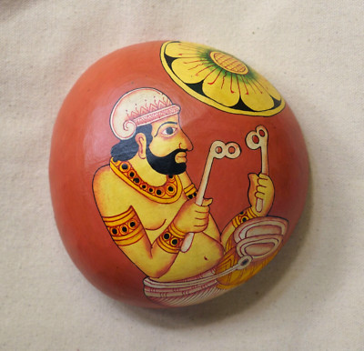 100%  Hand Painted, Coconut Shell Art / Wall Art Decor / Wall Hanging / for Gift