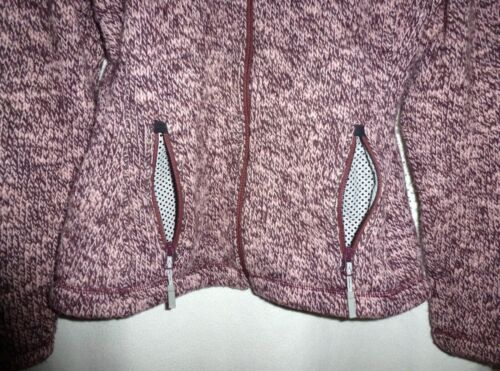 MAMMUT Damen Strickjacke aus Wolle/Syntetik mit Microfleece-Futter Bordeaux Gr:S - Bild 4 von 11