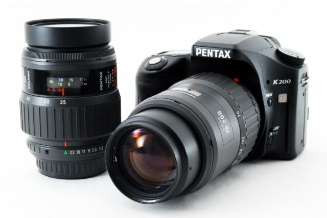 Pentax K200D 10.2MP 35-135/70-200mm Objektiv Set [ EXC W/8GB SD Karte Band [ Pentax K200D 10.2MP 35-135/70-200mm Objektiv Set [ EXC W/8GB SD Karte Band [
