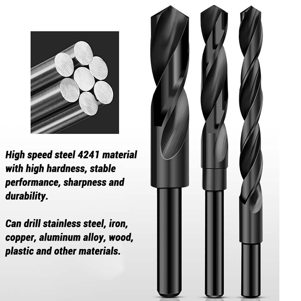 HSS Spiralbohrer 6,4 Mm – Für Stahl, Aluminium, Holz & Kunststoff, Länge 101 Mm, 1 Stück