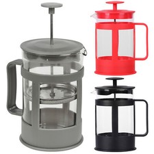 Cafetiere Filter Coffee Tea Pot Press Brewer Maker Glass Plunger Home Kit 800ml
