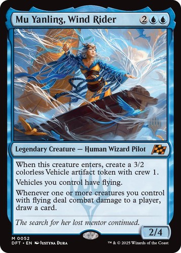 FOIL JAPANESE Mu Yanling, Wind Rider (Showcase) (Fracture Foil