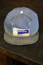 Vintage K Brand Denim Workwear Snapback Trucker patch hat cap Elanco Corn Seed 