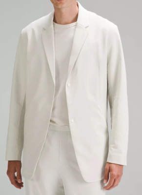 Mens Lululemon New Venture Blazer Bone Size Large L | eBay