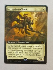 MTG - Archpriest of Iona - Extended Art - NM - Zendikar Rising