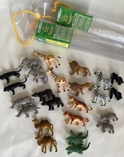 Safari LTD Toob Wild Animals 2  Mini Figures 2x 12 Pc Set 24 Pcs NEW Noah  s Ark