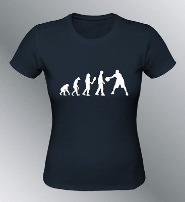 Herren T-Shirt Evolution BASKET Damen Humor Human Sport Basketball