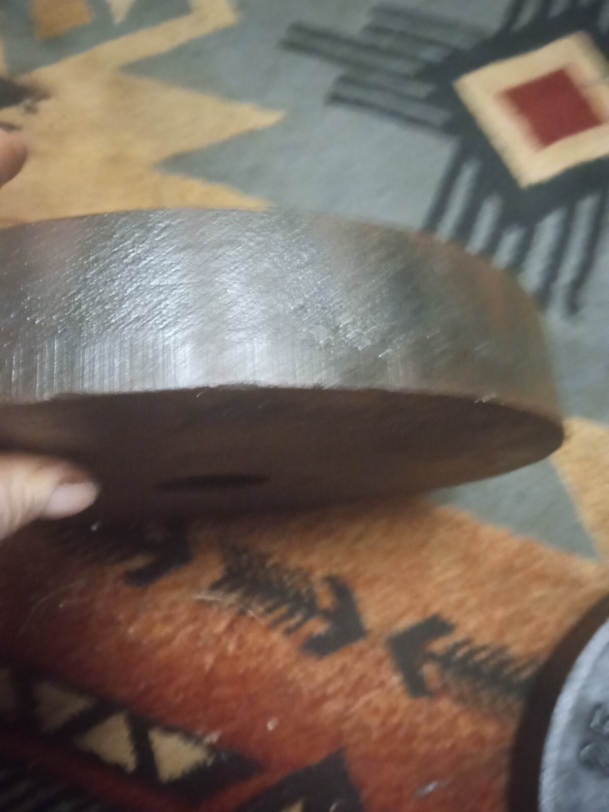 RARE 25 LB VINTAGE Jesup Gym WEIGHT PLATES Olympic Size Iron 2" Hole