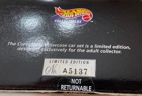 Hot Wheels Collectibles 45th Anniversary Chevy Corvette Showcase Set #1 NEW READ - Picture 5 of 5