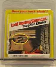 SPC Specialty Products 21080 4 pc Universal Leaf Spring Silencer Truck SUV