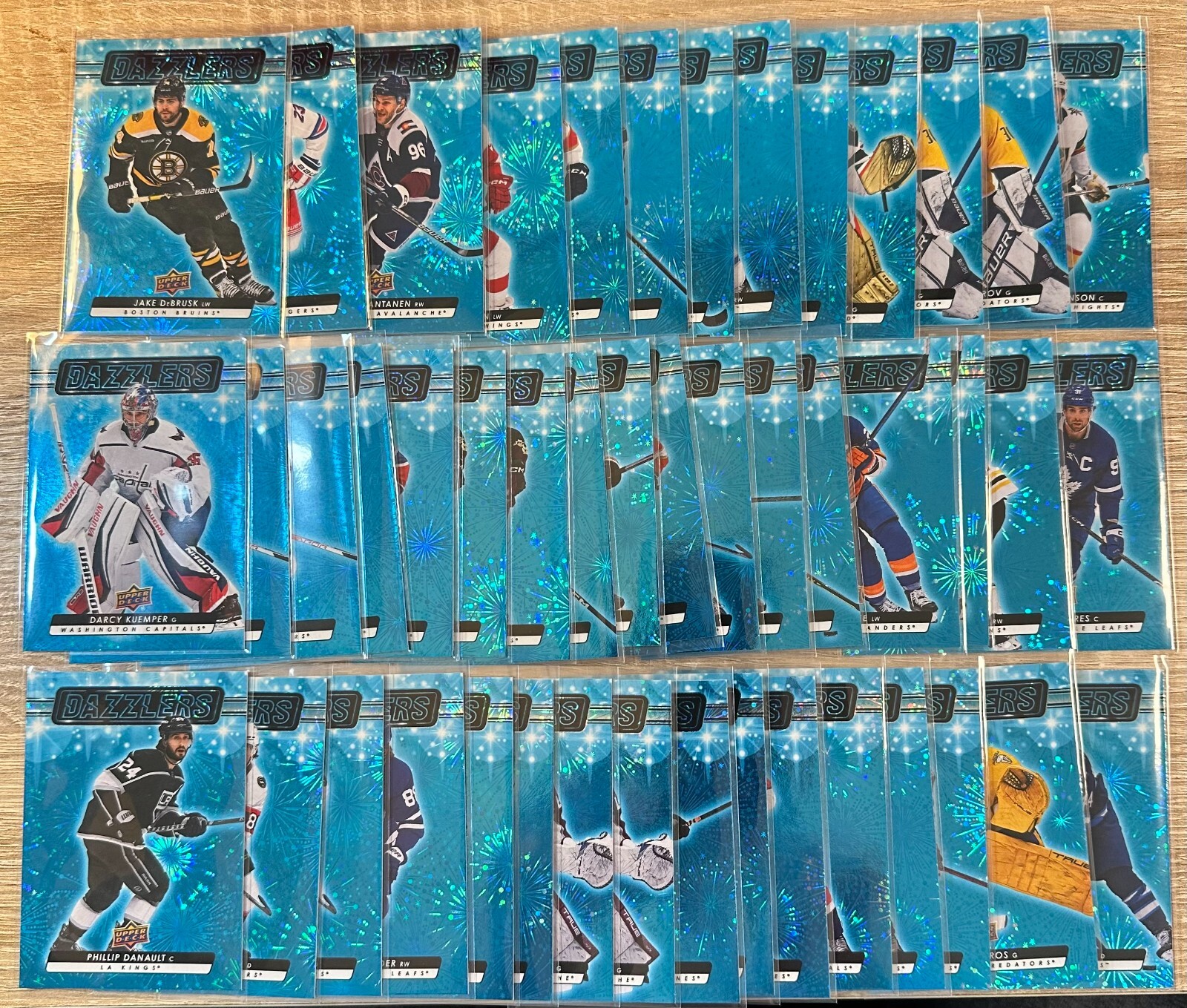202324 UPPER DECK SERIES 1 HOCKEY DAZZLERS BLUE SET PICK FROM LIST! FINISH SETS
