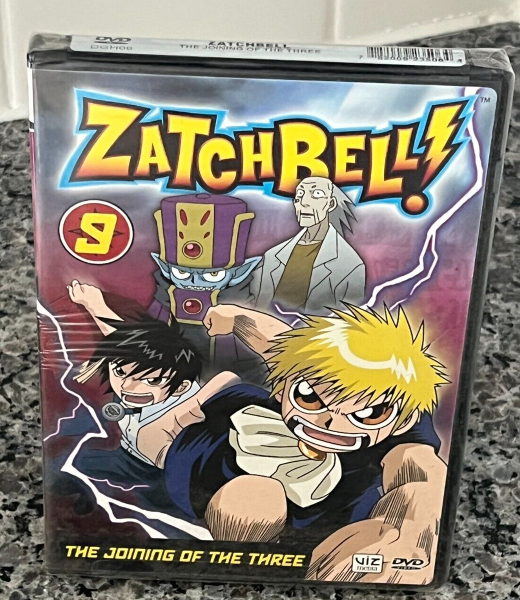 Zatch Bell Vol 9 Joining of The Three Anime New Dvd 782009235064