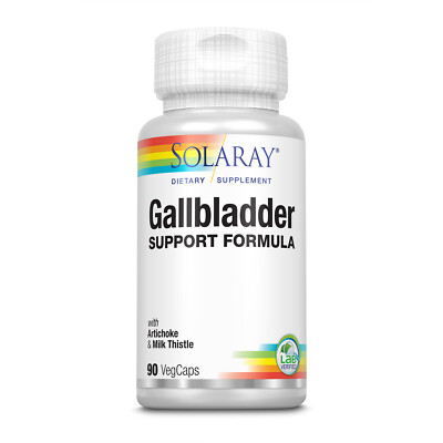 Solaray Gallbladder Support Formula | 30 Servings | 90 VegCaps
