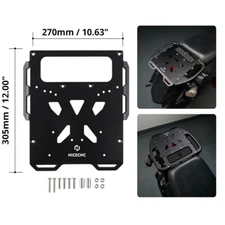 Alu Rear Luggage Rack Plate Carrier Bracket Kit For Kawasaki KLR650 2008-2018