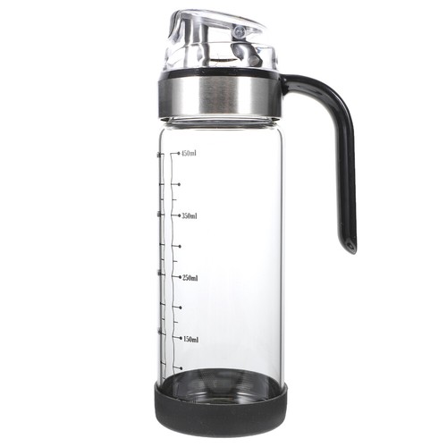 Clear Vinegar Bottle Soy Sauce Dispenser Pot Glass Olive Oil