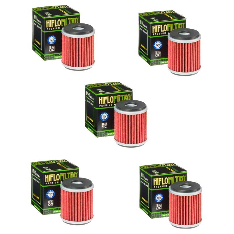 Hiflofiltro HF143 Oil Filter 3-Pack For Yamaha Dirt Bikes (BW200, TTR230, TT600 & More)