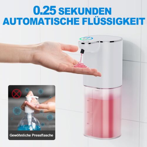 Handsfree Automatic Soap Dispenser Touchless IR Sensor Liquid Hand Washer 400ML - Picture 5 of 10