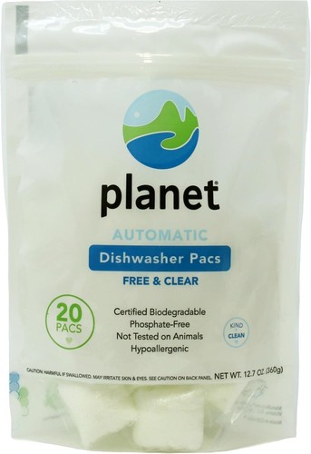 Effective Unscented Dishwasher Pacs with Plant-Based Ingredients - 20 Count - Picture 3 of 6