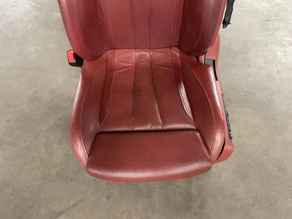13 14 15 16 BMW F06 640i 650i GRAN COUPE ПЕРЕДНЕЕ ЛЕВОЕ ВОДИТЕЛЬСКОЕ СИДЕНЬЕ КРАСНОЕ 1313 OEM - Изображение 2 из 4