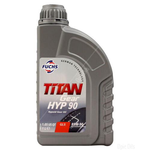 Fuchs TITAN Gear Hyp 90 Hypoid Gear Oil GL5 85W-90 GL-5 85W90 1 Litre 1L - Picture 1 of 7