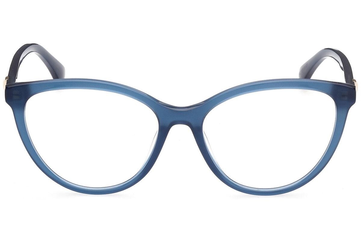 Max Mara MM5024 090 Shiny Blue Plastic Optical Eyeglasses  display picture 2