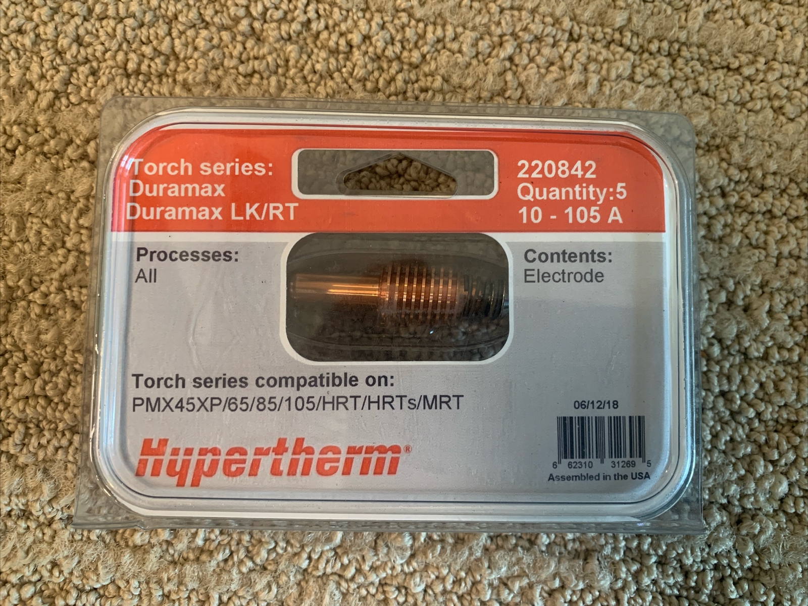 Hypertherm 220842 20-Pack Plasma Cutter Electrodes 220842 - Fits
