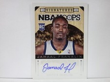 2013-14 NBA Hoops Signatures Jamaal Franklin #171 Rookie Auto RC