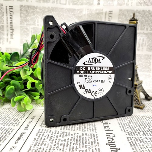 1pc ADDA AB1224XB-Y01 0.70A 12V 12032 Double Ball Large Air Volume Blower - Picture 4 of 6